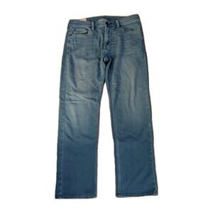 Hollister Jeans Mens 32x32 Blue Denim Classic Straight Leg Medium Wash Vintage